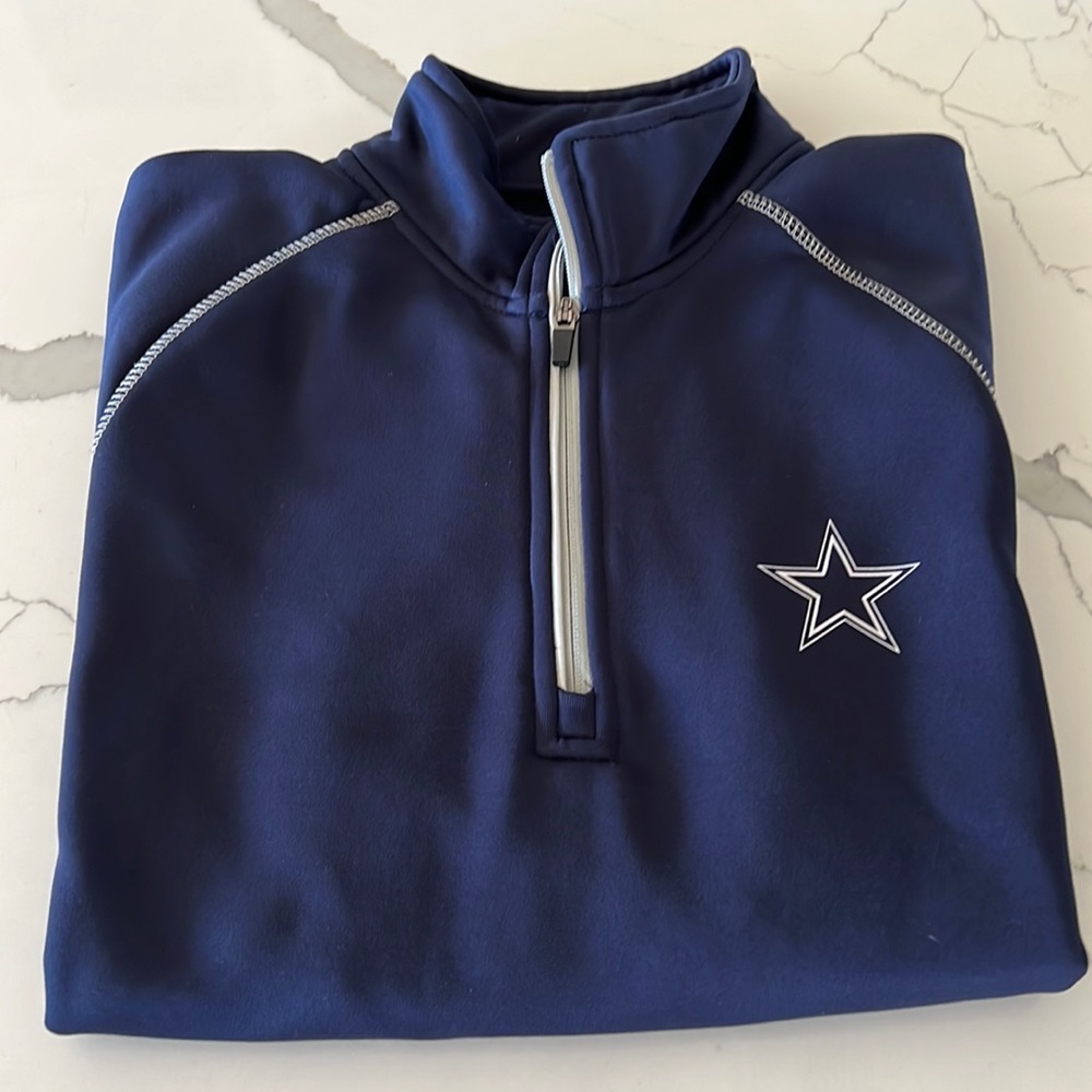 Mens half zip pull over